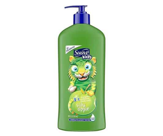 Suave-Kids 3in1 silly apple 18oz ï¿¼