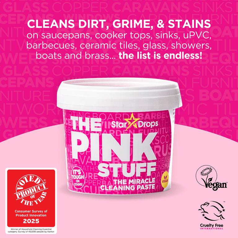 The Pink Stuff, Miracle Cleaning Paste, All-Purpose Cleaner, 17.63 oz.