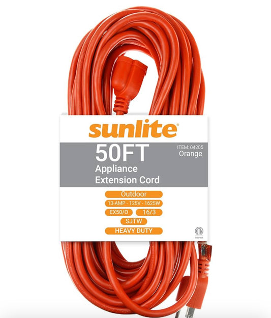 Outdoor extension cord, heavy duty 50 feet