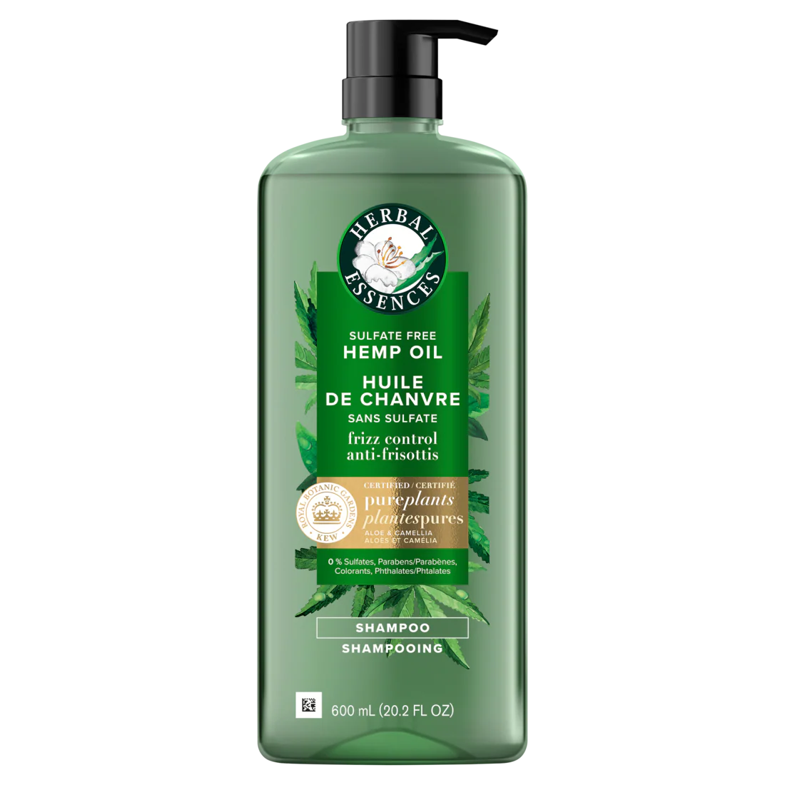 HERBAL Essences Hemp Oil Shampoo pump