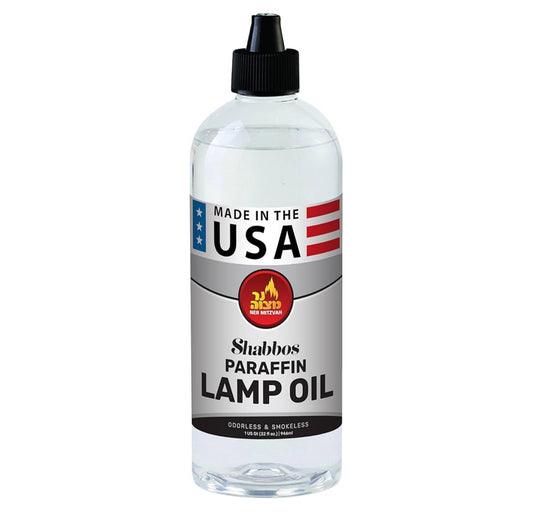 Paraffin lamp oil odor and smoke list for Shabbat