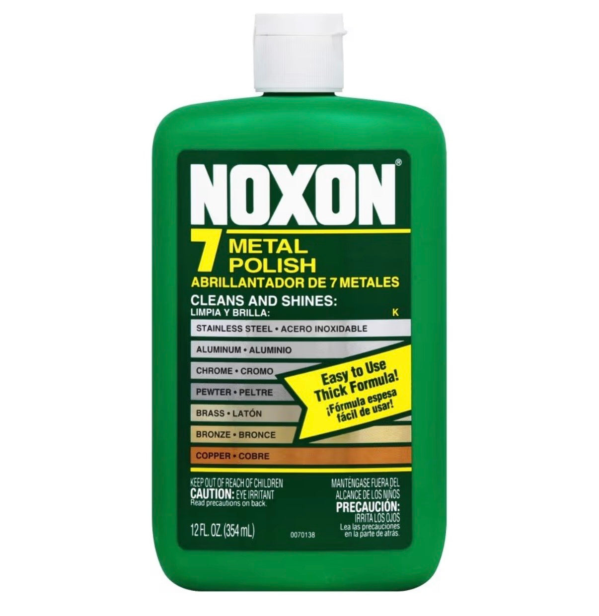 Noxon Multi-Purpose Metal Polish Liquid, 12 oz