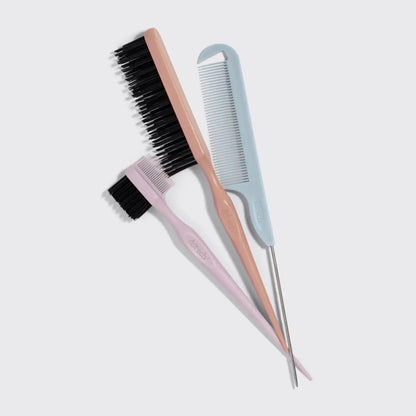 Kit.sch/ detailing fine styling brush set  3 pcs ￼