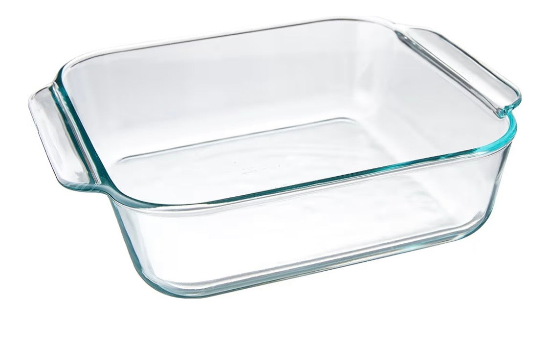 Pyrex Basics 8 Inch Square Glass Baking Dish (8in x 8inch