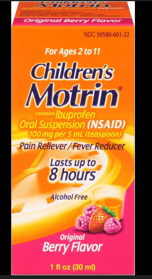 Motrin childrenâ€™s liquid