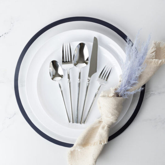 Infinity Flatware Silver Combo (40 Count)