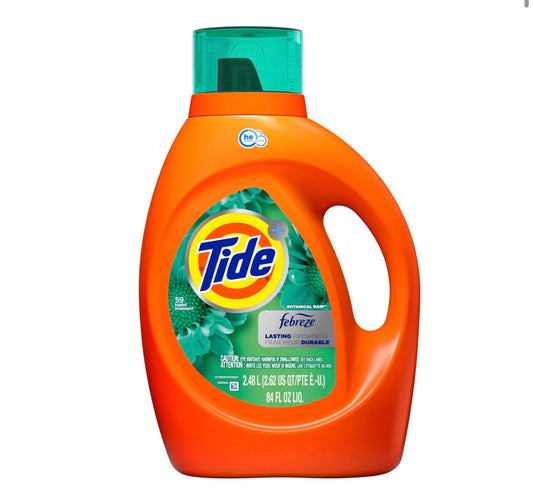 Tide liquid with Febreze 59 loads ￼