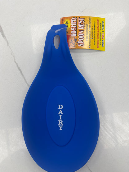Silicone Spoon Rest red blue green separate
