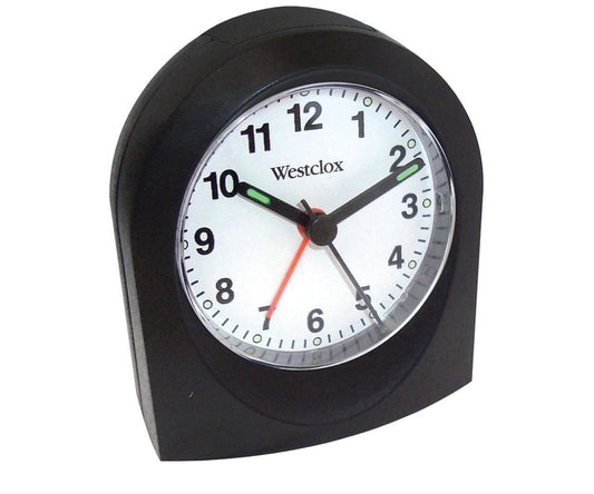 WEST CLOX alarm clock 3” face battery powered ￼