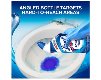 Lysol Power Toilet Bowl Cleaner Gel, For Cleaning and Disinfecting, Stain Removal, 24oz