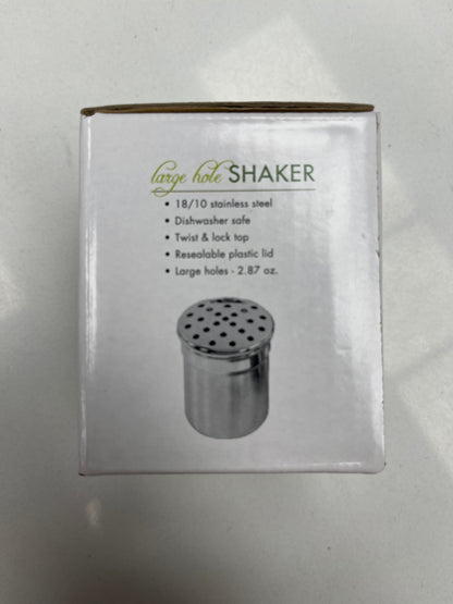 Large hole shaker stainless steel