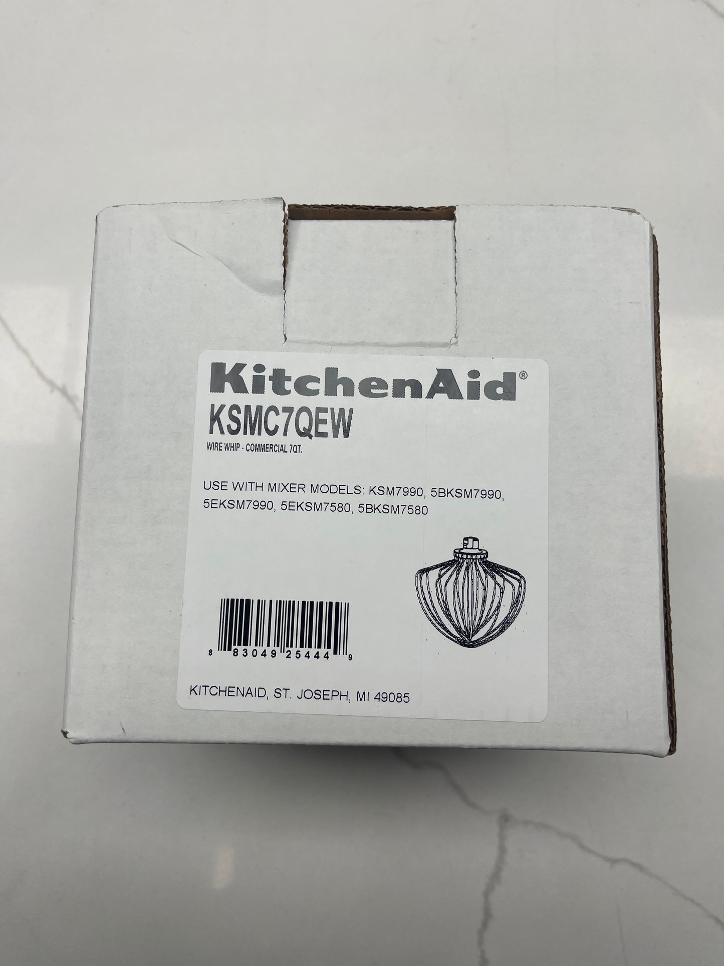 Kitchen Aid wire whip stainless steel
