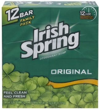 Irish Spring Original Scent - 12bar