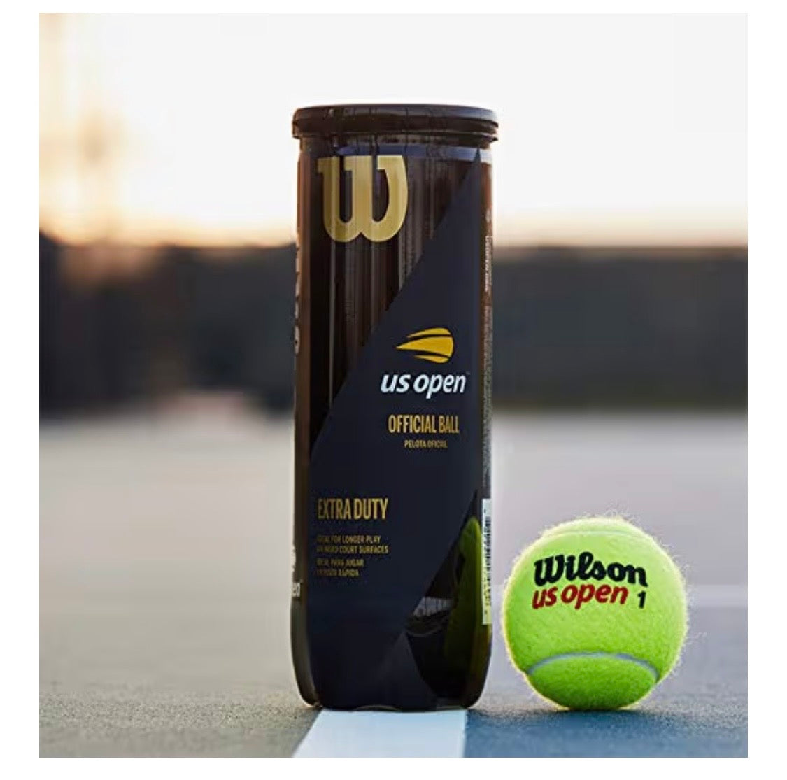 WILSON US Open Tennis Balls - 3 Balls