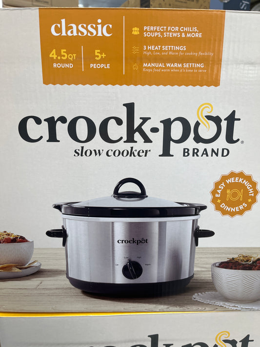Crockpot, slow cooker 4.5 Q