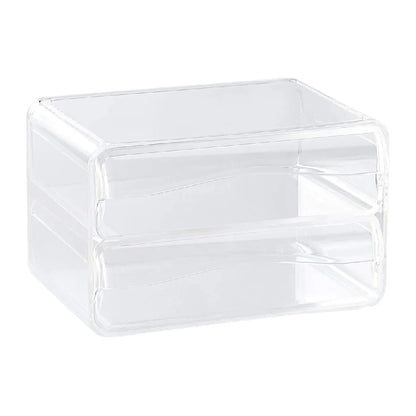 Crystal Clear 2-Drawer Organizer