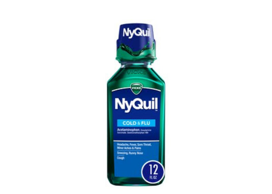 NyQuil severe cold&Flu 12oz ￼