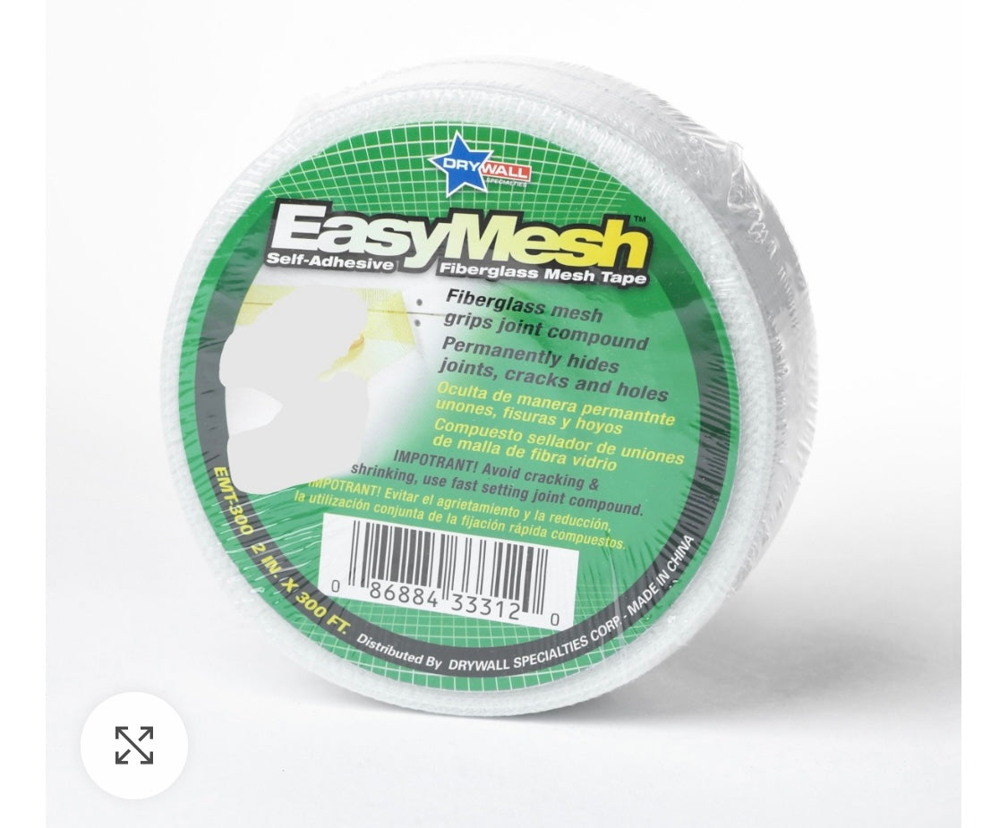 Drywall Specialties
2′ X300′ Fiberglass Mesh Tape