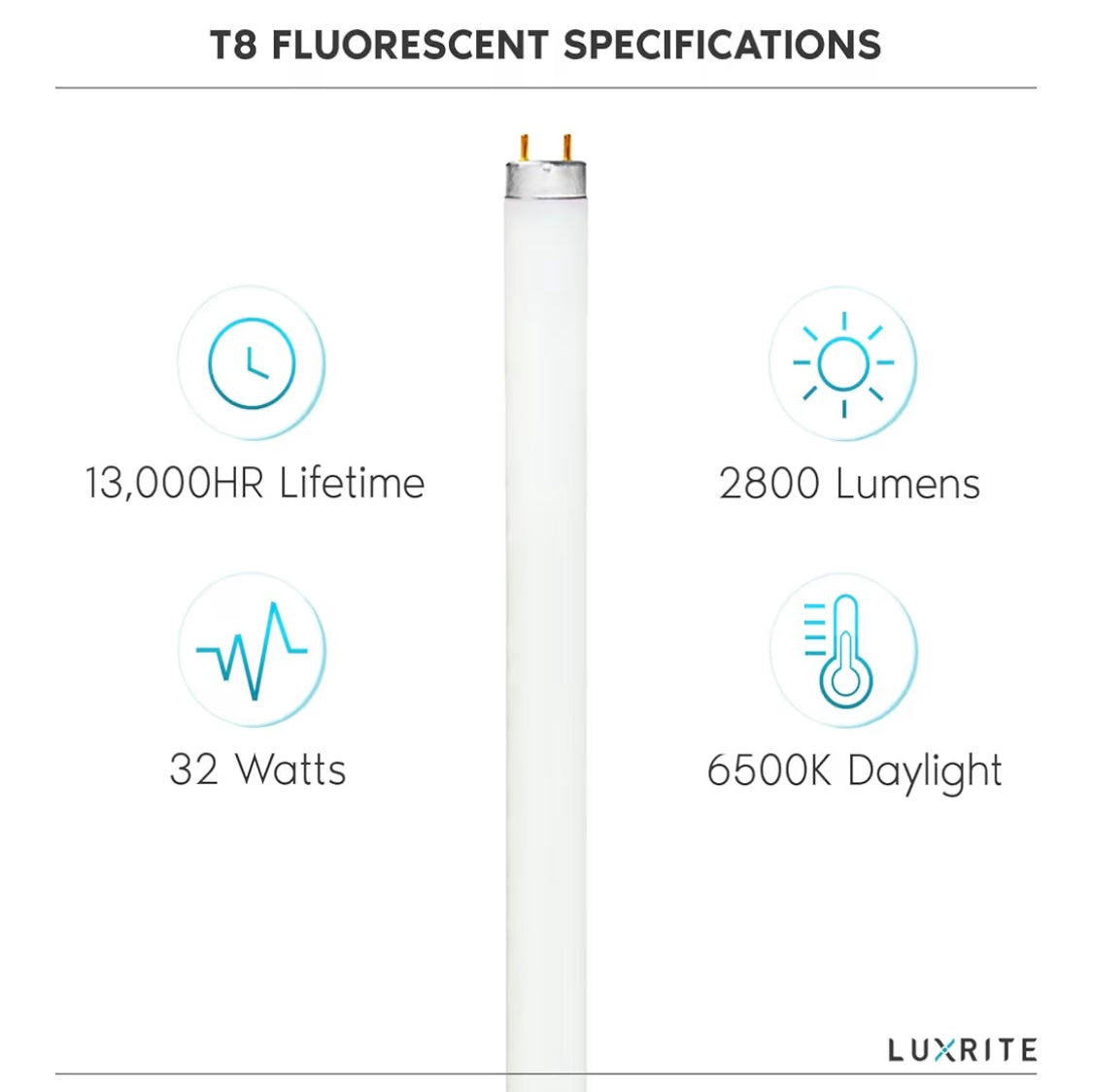 Luxrite LR20732 F32 T8 fluorescent bulb ￼