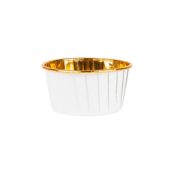 Large Pleated Baking Cup White Paper/Foil (16 Count)