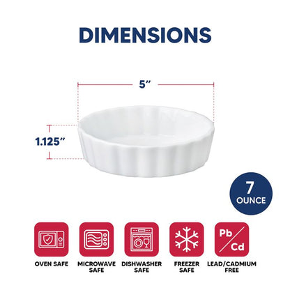 HIC Kitchen Creme Brulee, Round, 5in