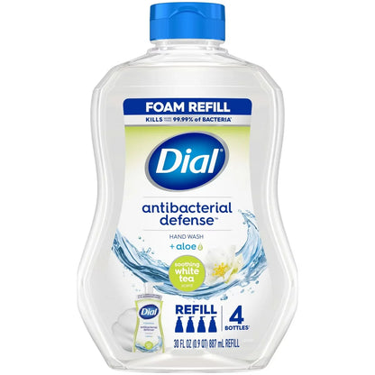 Dial Complete Foaming Hand Wash Soothing White Tea Refill - 30oz