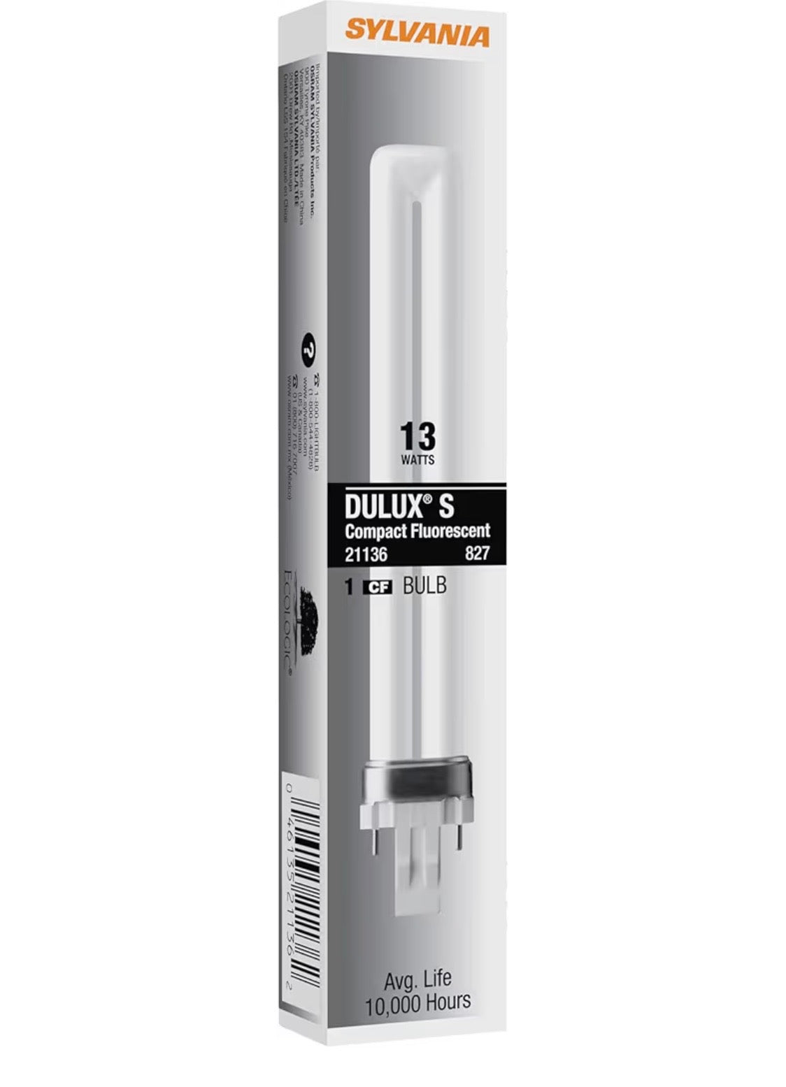 Sylvania F17  deluxe fluorescent bulb ￼
