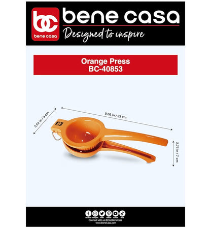 Benecasa Orange Squeezer with Orange Handle