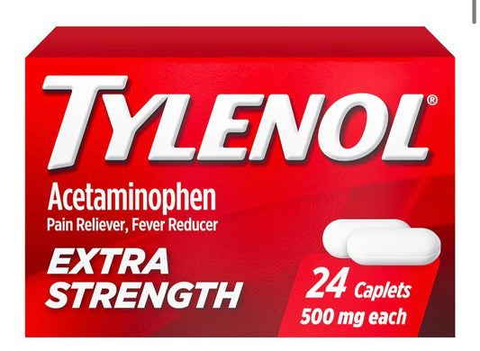 Tylenol Extra Strength 24 capsules