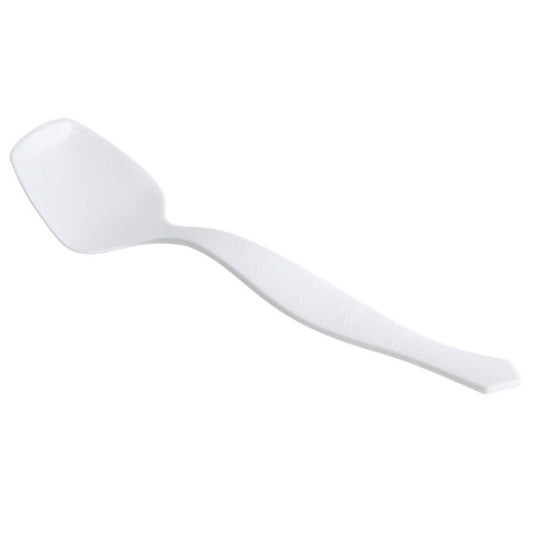 White Serving Spoon