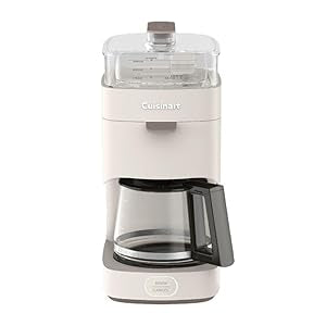 Cuisinart Soho 5-Cup One-Touch Operation Coffeemaker with Removable 25 Oz Water Reservoir and Integrated Coffee Scoop (Truffle)
