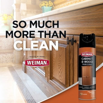 Weiman Products Cabinet and Wood Clean + Shine 17 -fl oz Fresh Scent Wood furniture cleaner and polish Spray