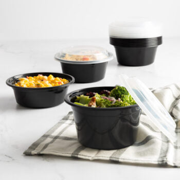 Bento 16oz Round Containers (6 Count)