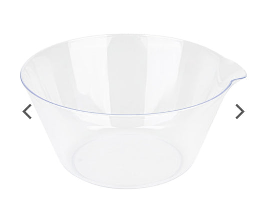 Salad Bowl With Spout 120oz Clear 4075