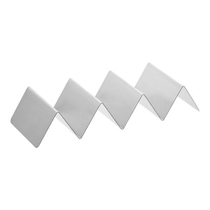 Choice Stainless Steel Taco Holder with 3 or 4 Compartments