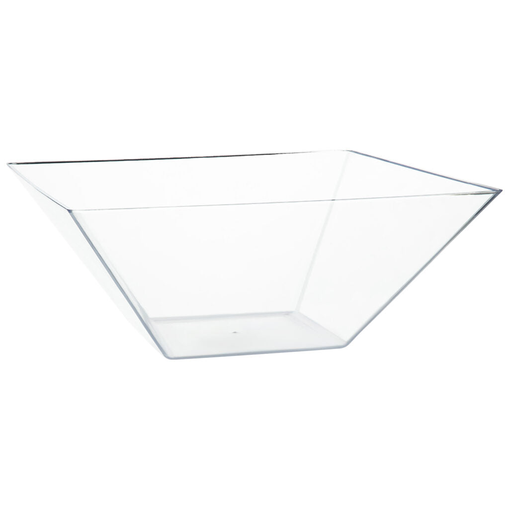 Square Clear Large Serving Bowl 160oz