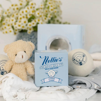 Nellie's Scented Wool Dryerball, Bergamot, 1 Dryerball, 50 Loads