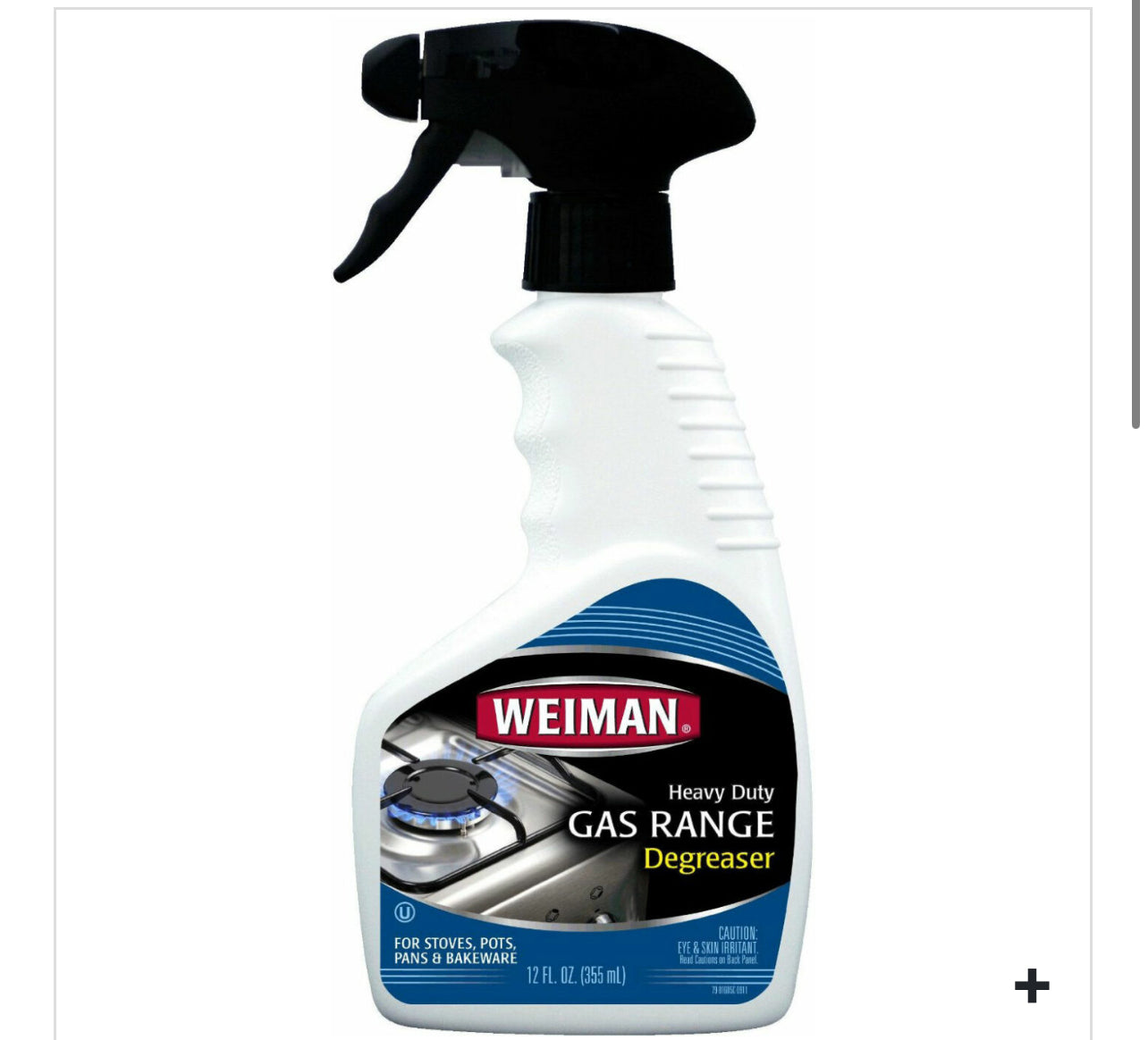 Weiman Gas Range Degreaser