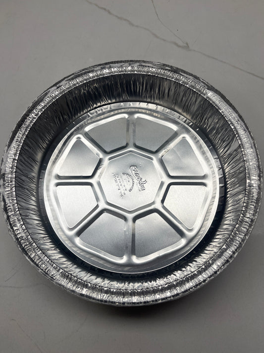 9 inch round aluminum disposable tins five pack