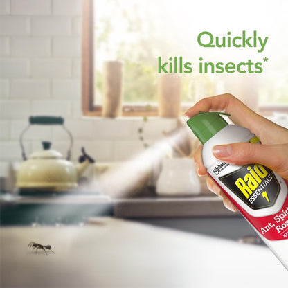 Raid spray Ant spider & Roach 10oz ￼