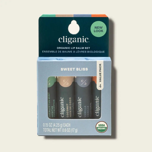 Organic lip balm set