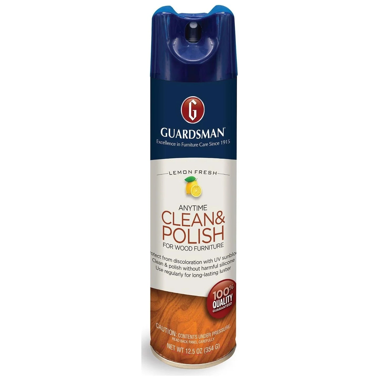 Guardsman 12.5 Oz. Lemon Anytime Clean & Polish For Wood Furniture