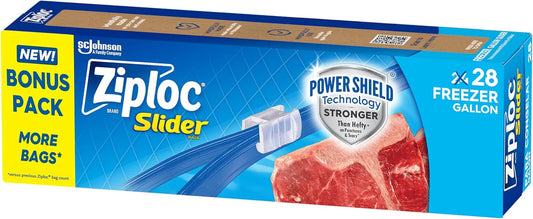 Ziploc Slider Freezer Bag Gallon - 28ct