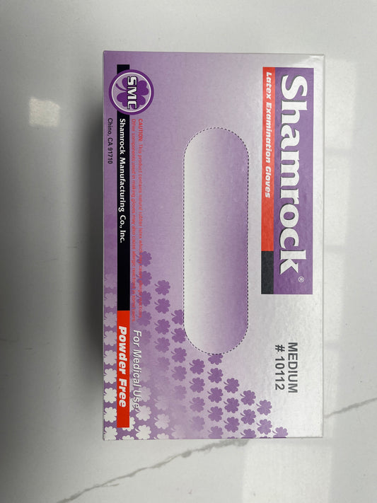 Latex gloves size medium 100pk