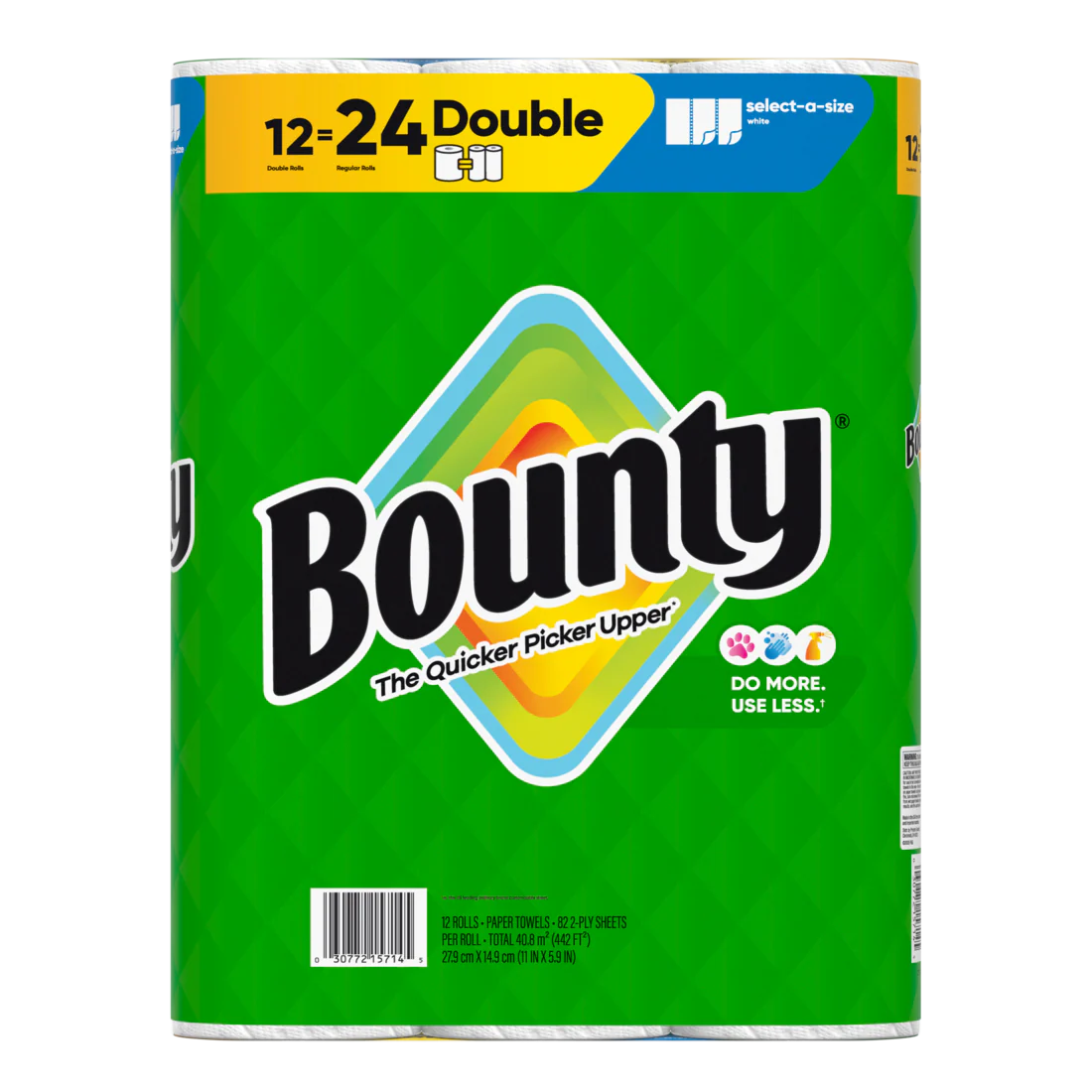 Bounty 12=24 pack select-a-size