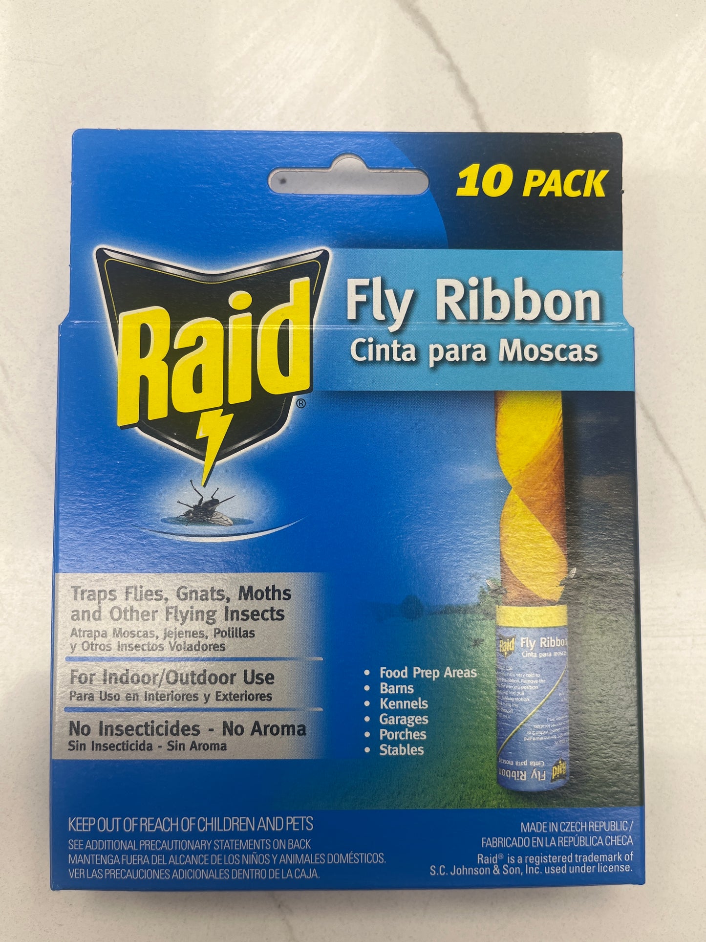 Raid Fly Ribbon 10pk