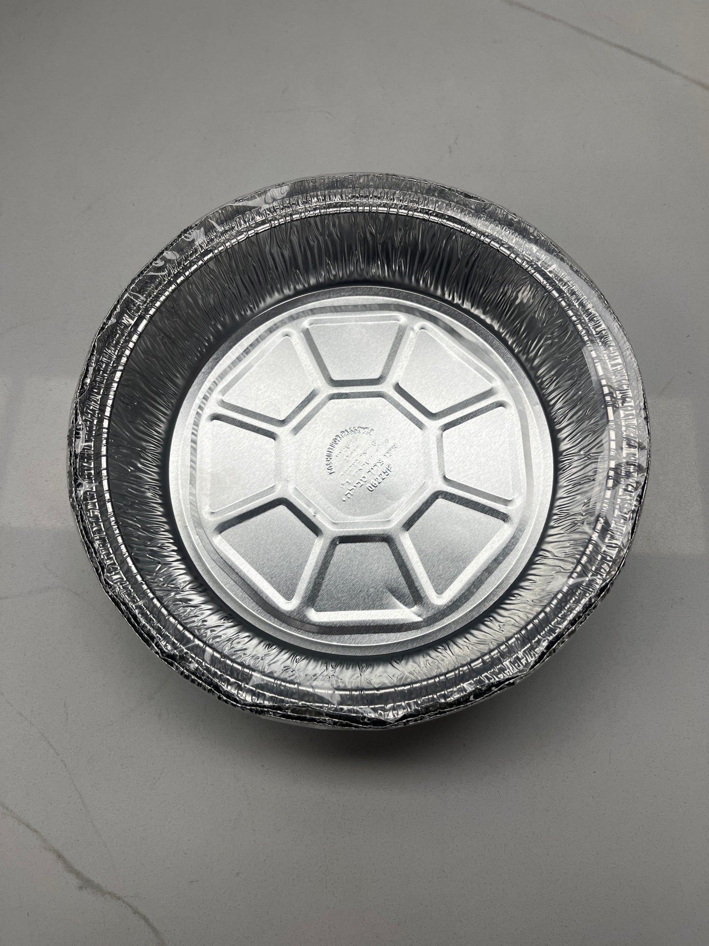 7 inch round disposable tin five pack