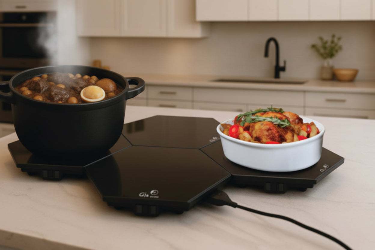 Classic Kitchen Modular Hexagon Plata 4 Pack Set
