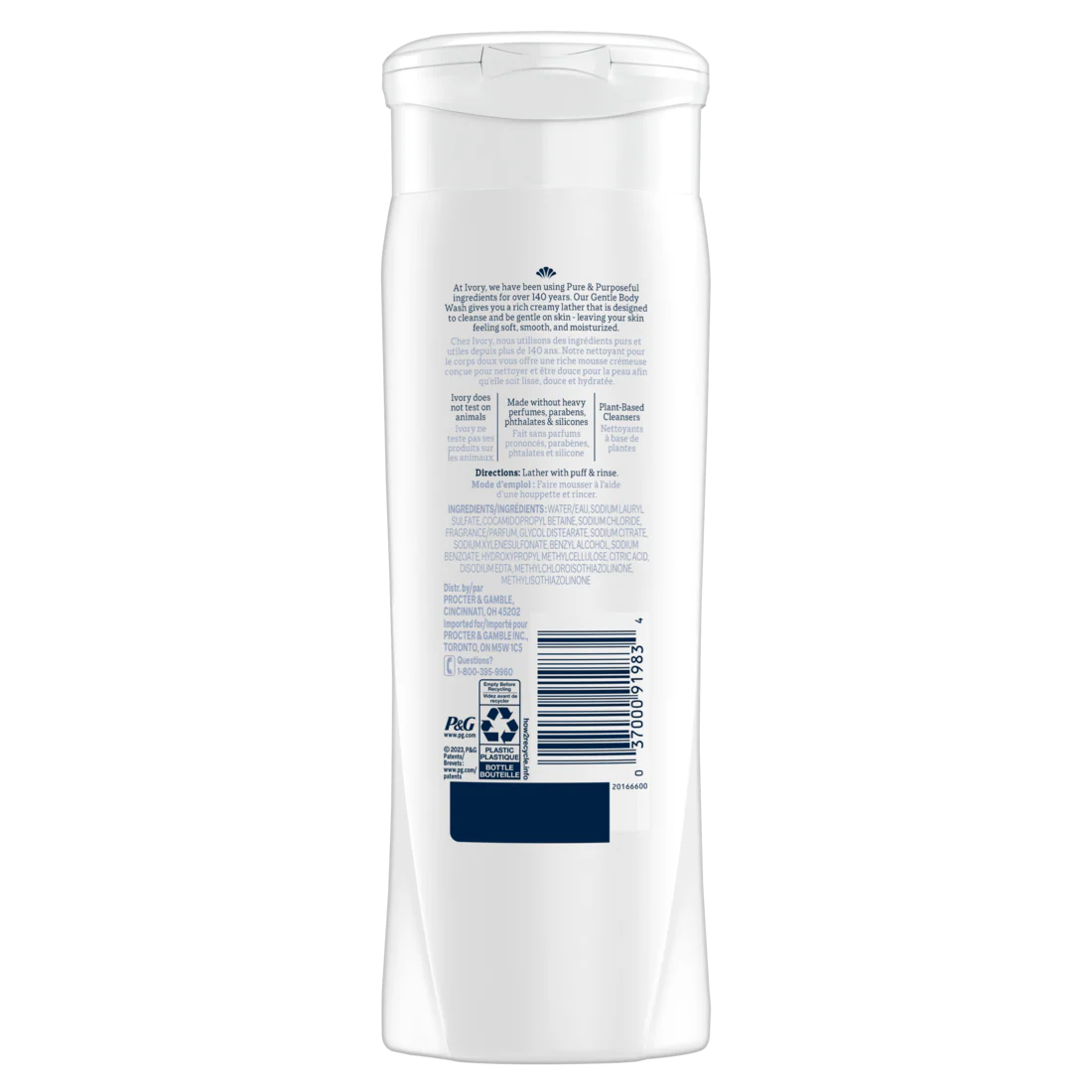 Ivory Clean Original Body Wash - 21oz