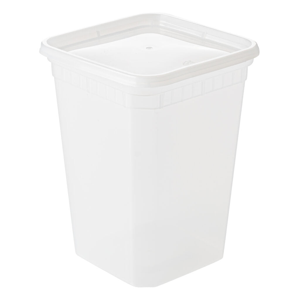 32oz Square Deli Containers (15 Count)